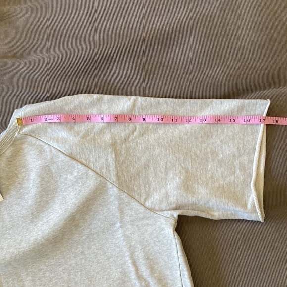 NORDSTROM BP Cropped Sweatshirt Size 1X Organic Cotton - Picture 6 of 6